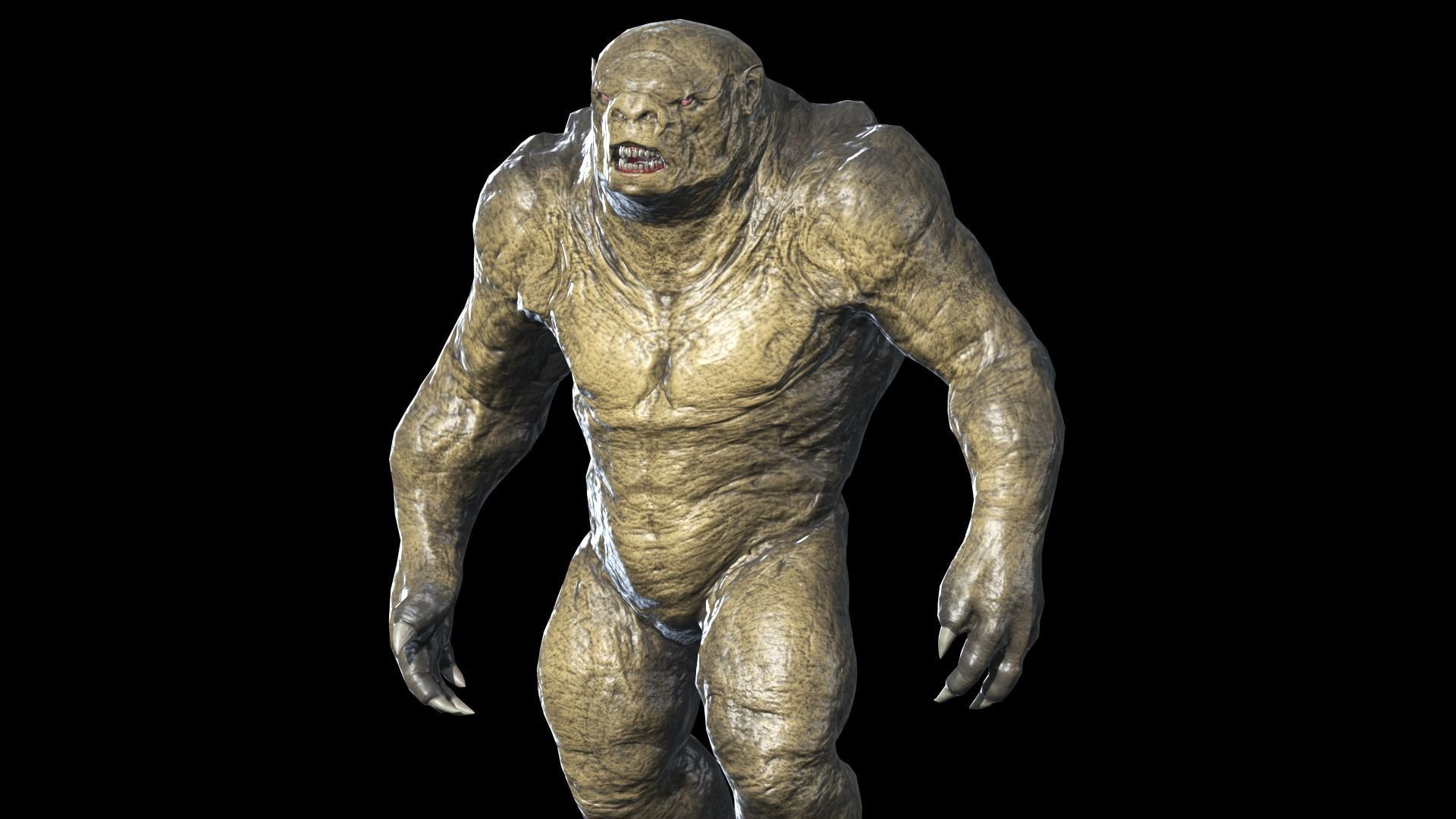 Big Monster Low-poly 3D model_12