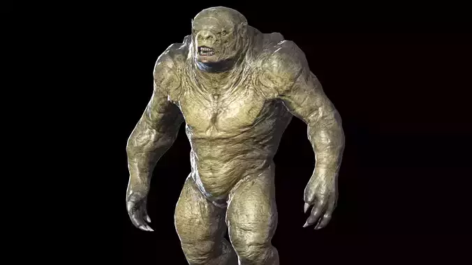 Big Monster Low-poly 3D model