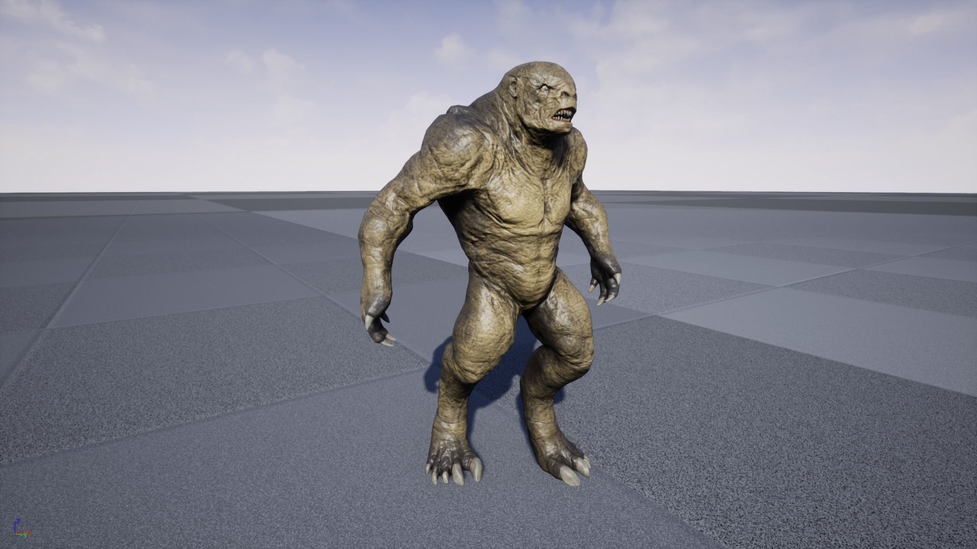 Big Monster Low-poly 3D model_19