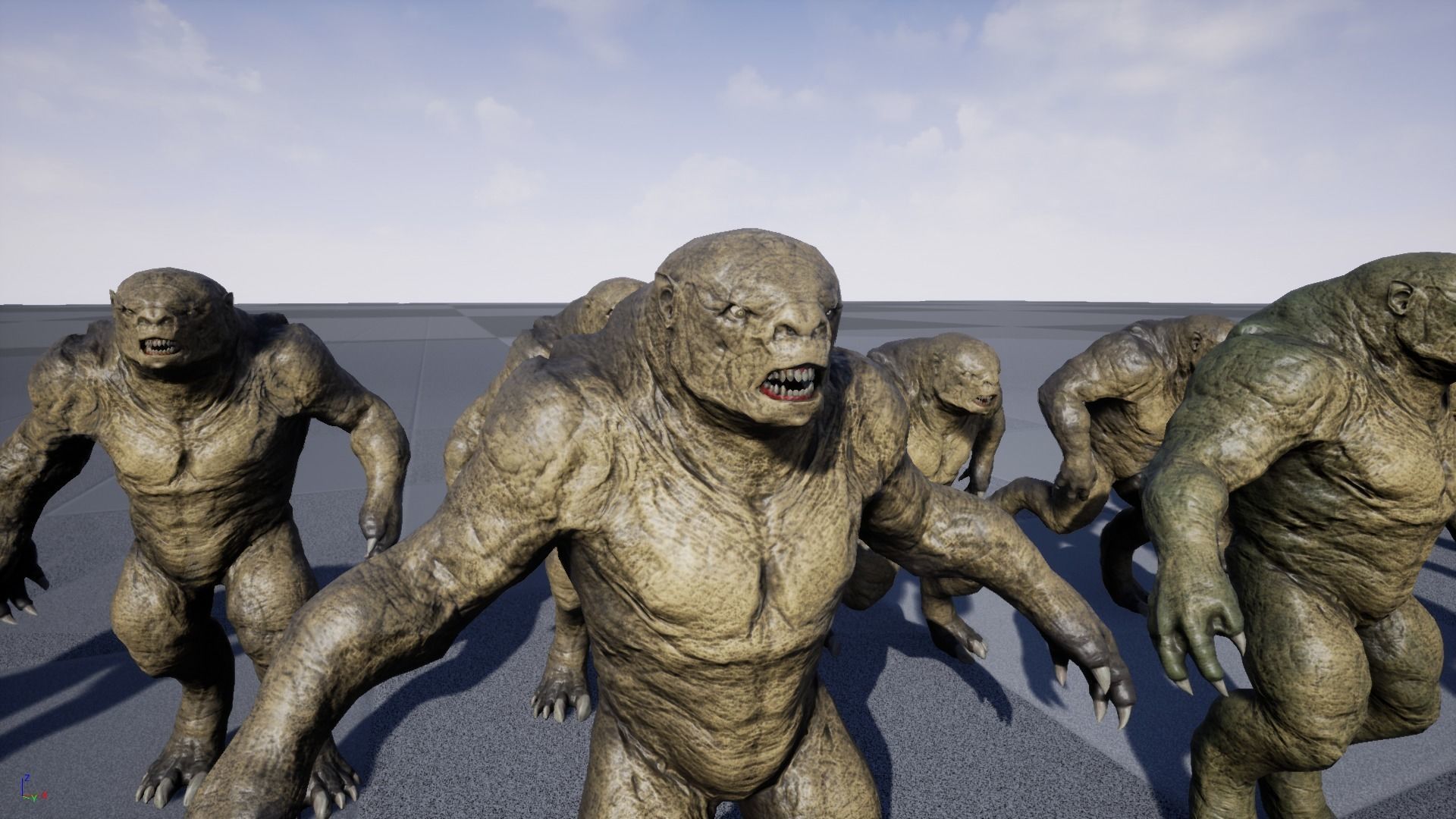 Big Monster Low-poly 3D model_17