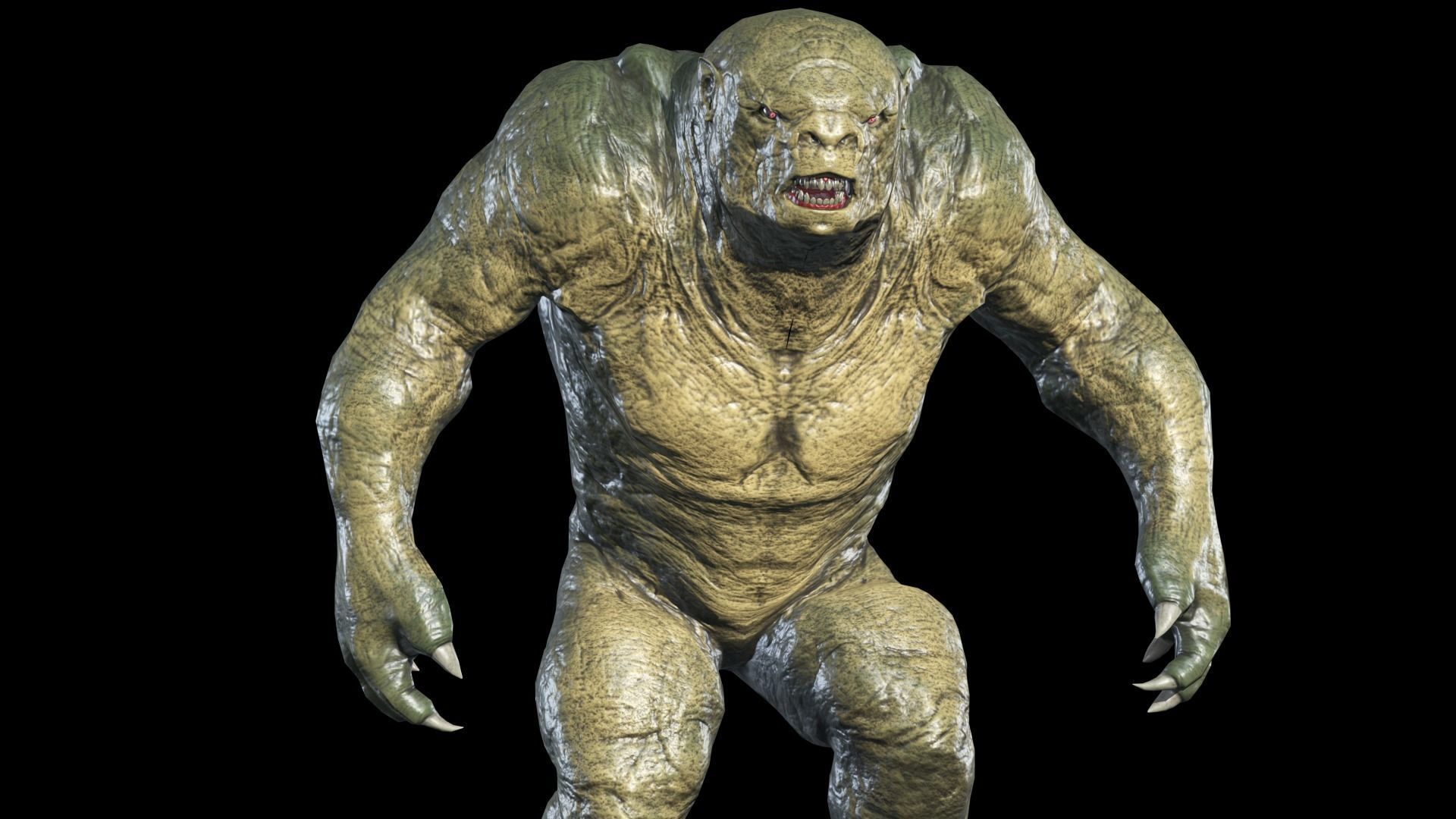 Big Monster Low-poly 3D model_13