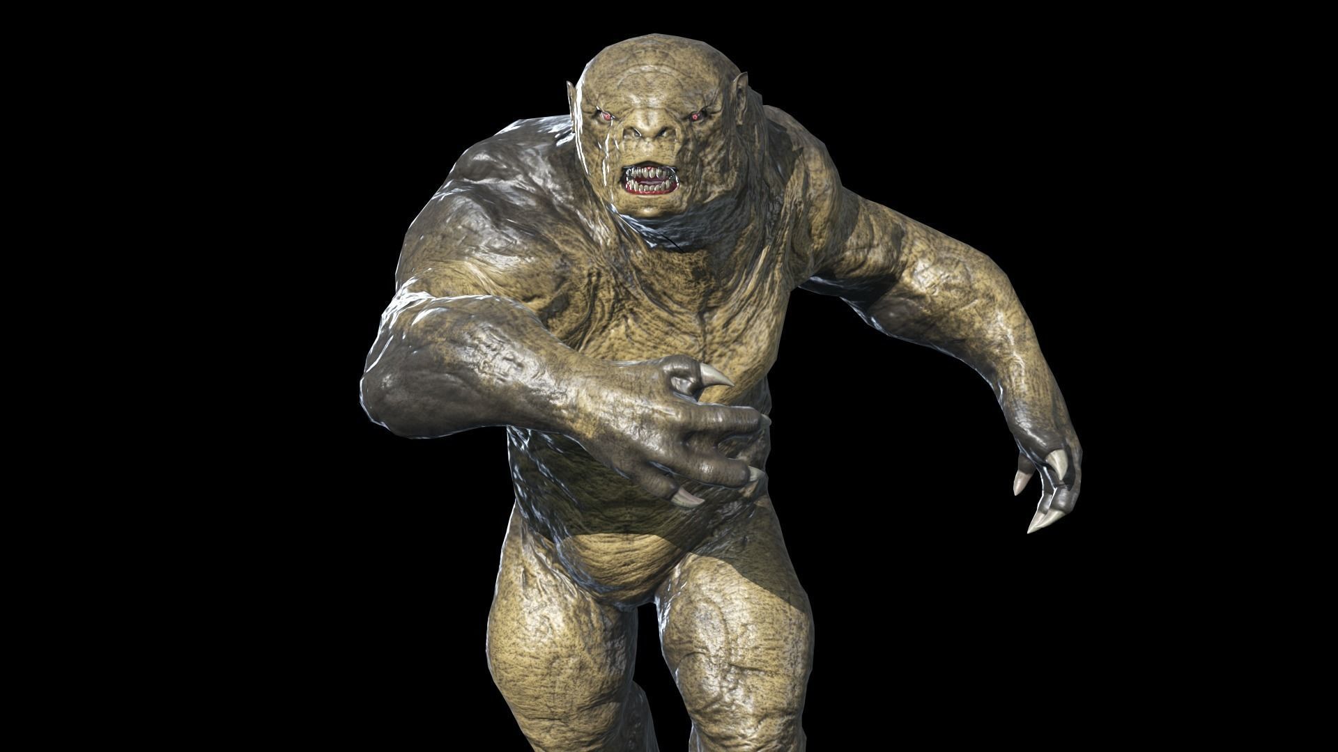 Big Monster Low-poly 3D model_14