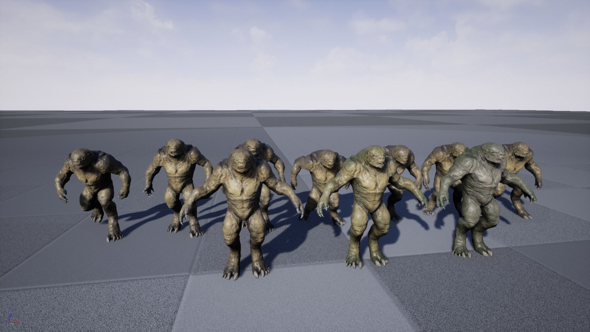 Big Monster Low-poly 3D model_16