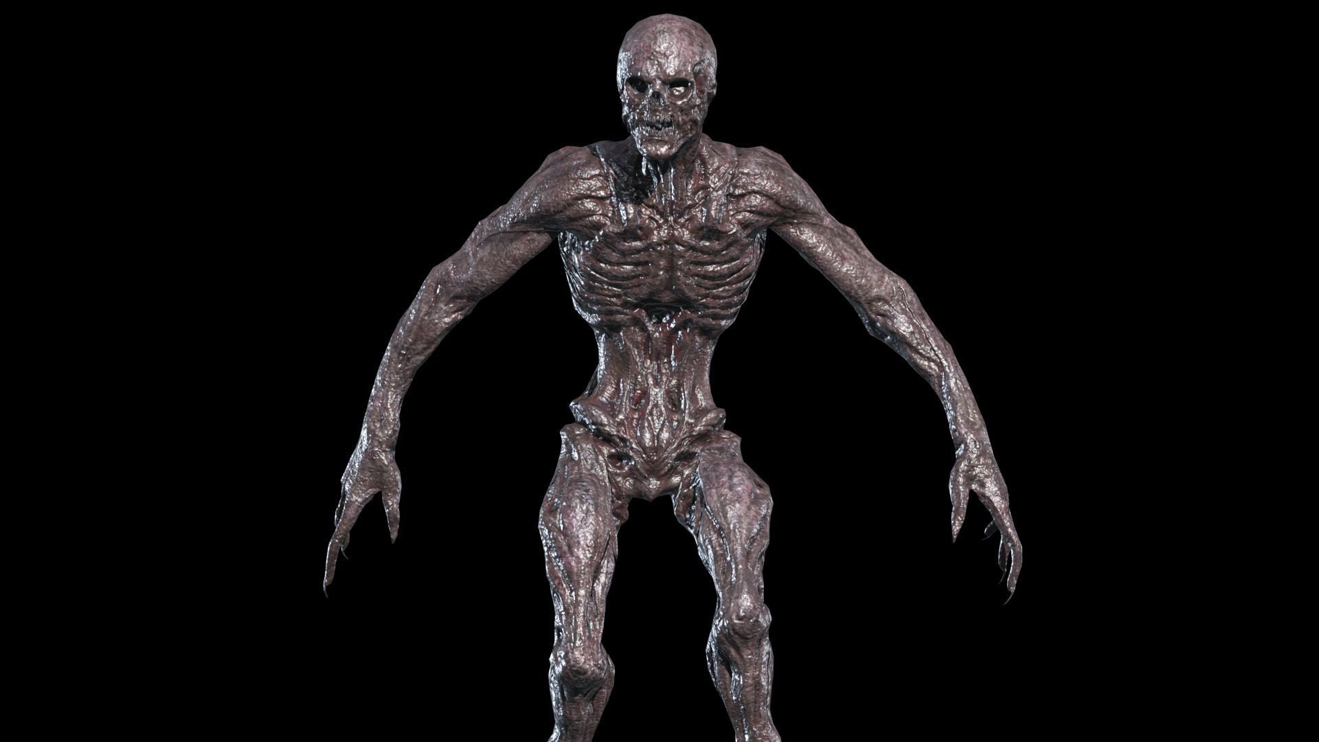 Mutant Monster 5 Low-poly 3D model_10