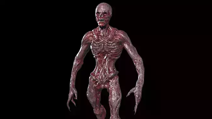 Mutant Monster 5 Low-poly 3D model