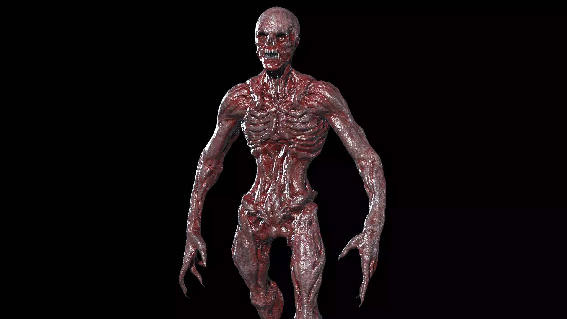 Mutant Monster 5 Low-poly 3D model_0