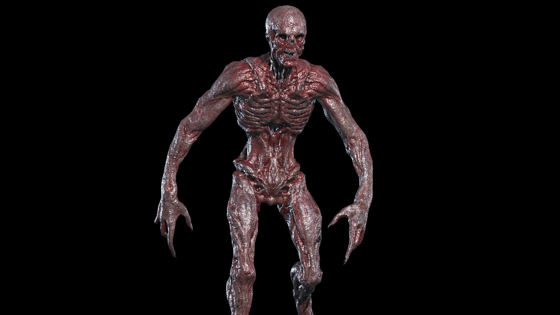 Mutant Monster 5 Low-poly 3D model_4