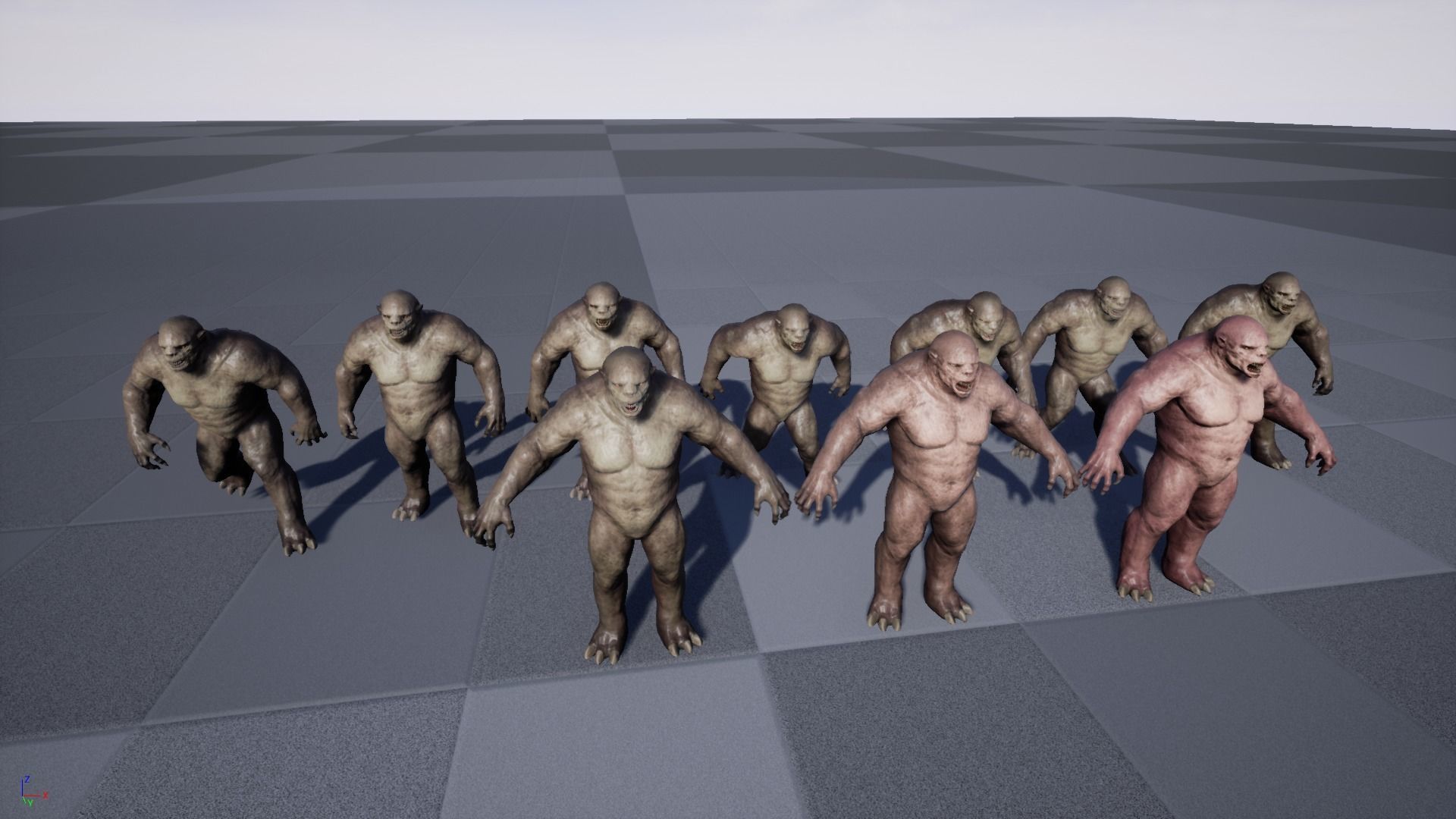 Monster Bull Low-poly 3D model_19