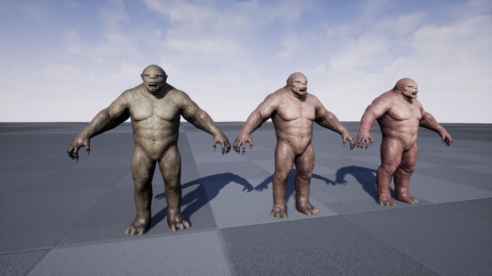 Monster Bull Low-poly 3D model_15