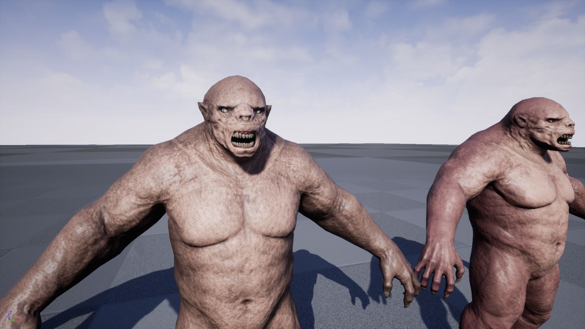 Monster Bull Low-poly 3D model_17