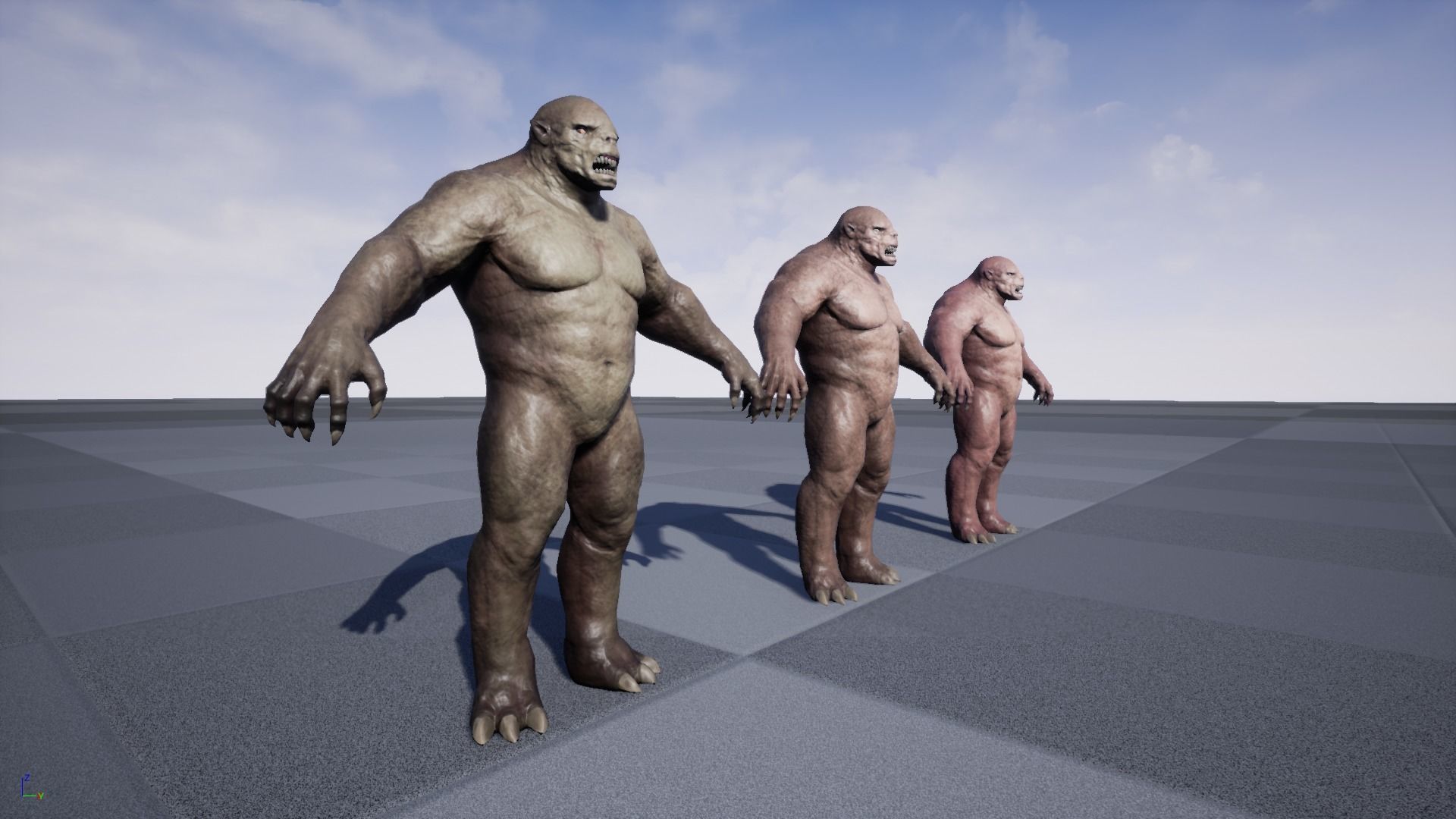 Monster Bull Low-poly 3D model_18