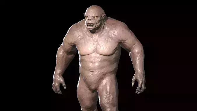 Monster Bull Low-poly 3D model