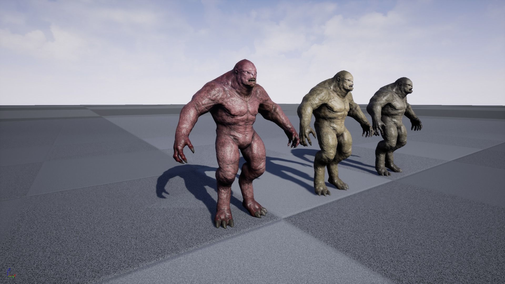 Monster predator 2 Low-poly 3D model_20