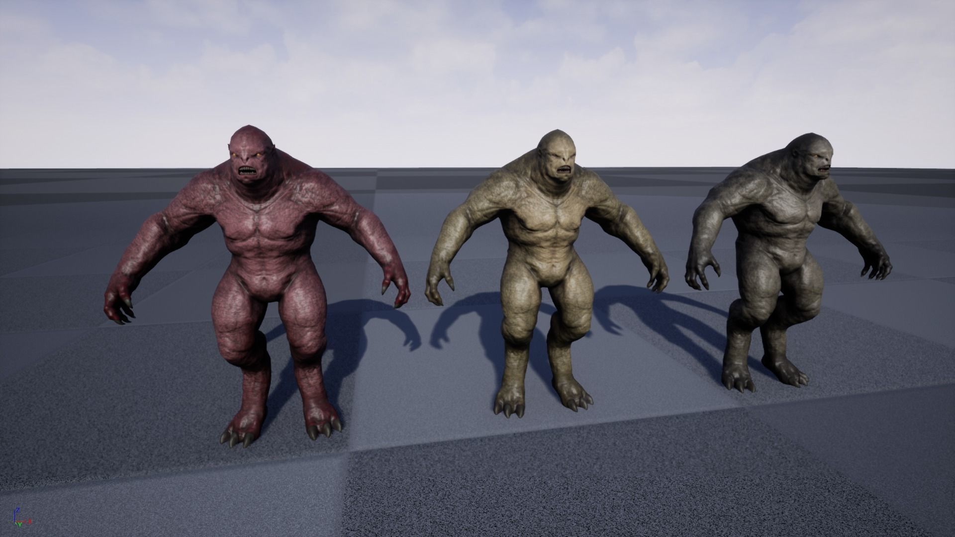 Monster predator 2 Low-poly 3D model_19