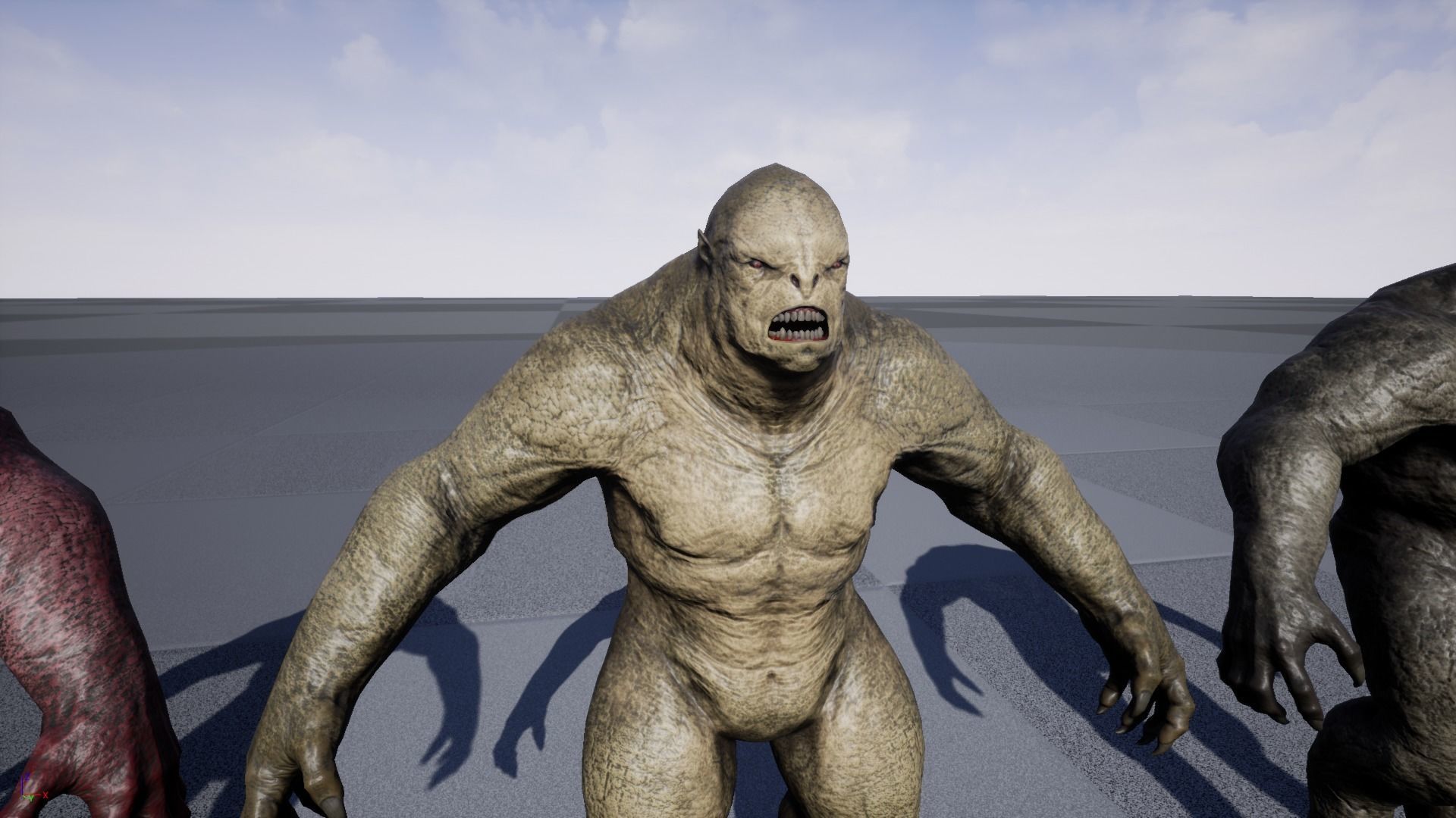 Monster predator 2 Low-poly 3D model_16