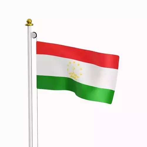 Flag of the Tadjikistan
