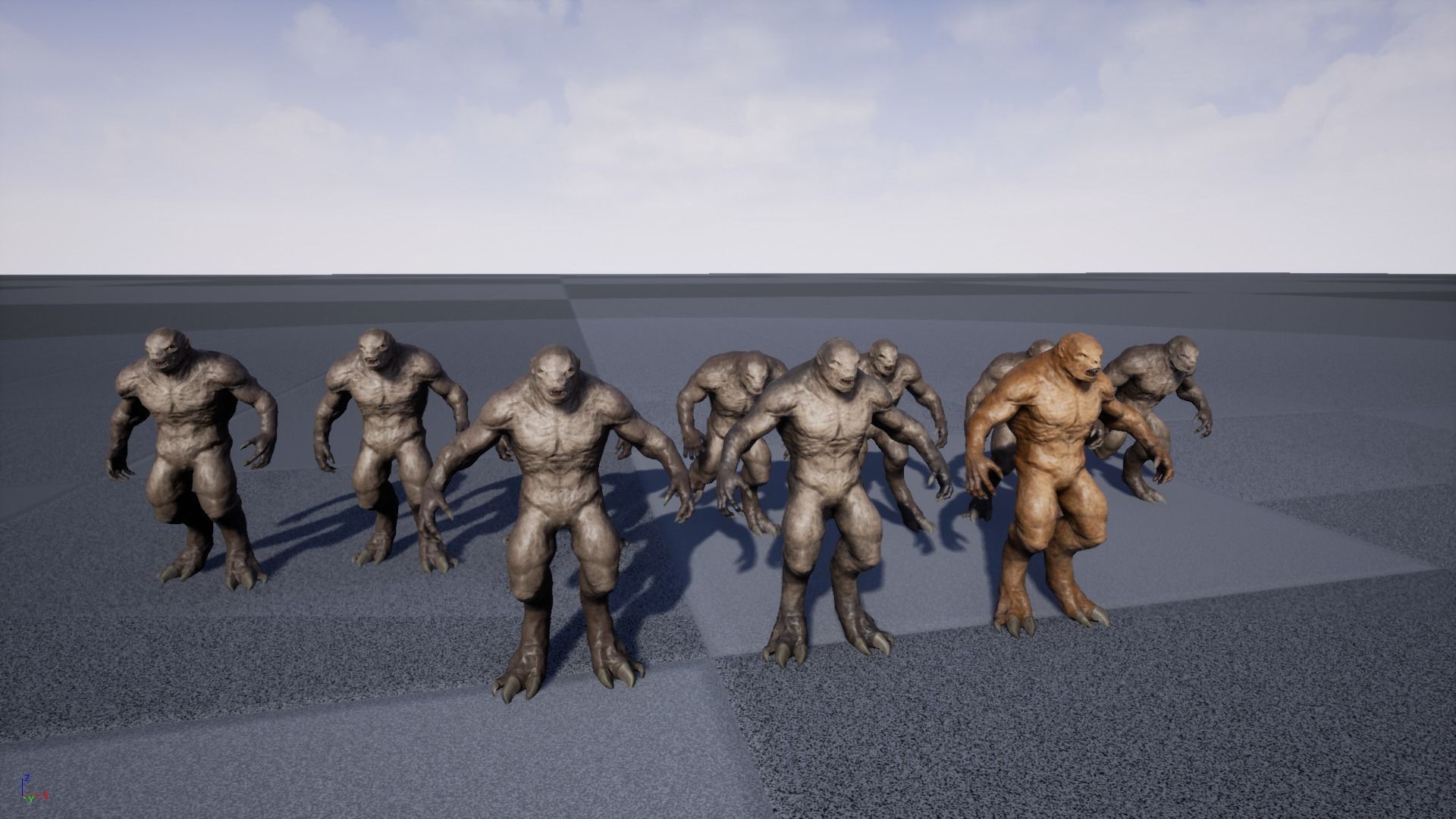 Monster predator 3 Low-poly 3D model_14