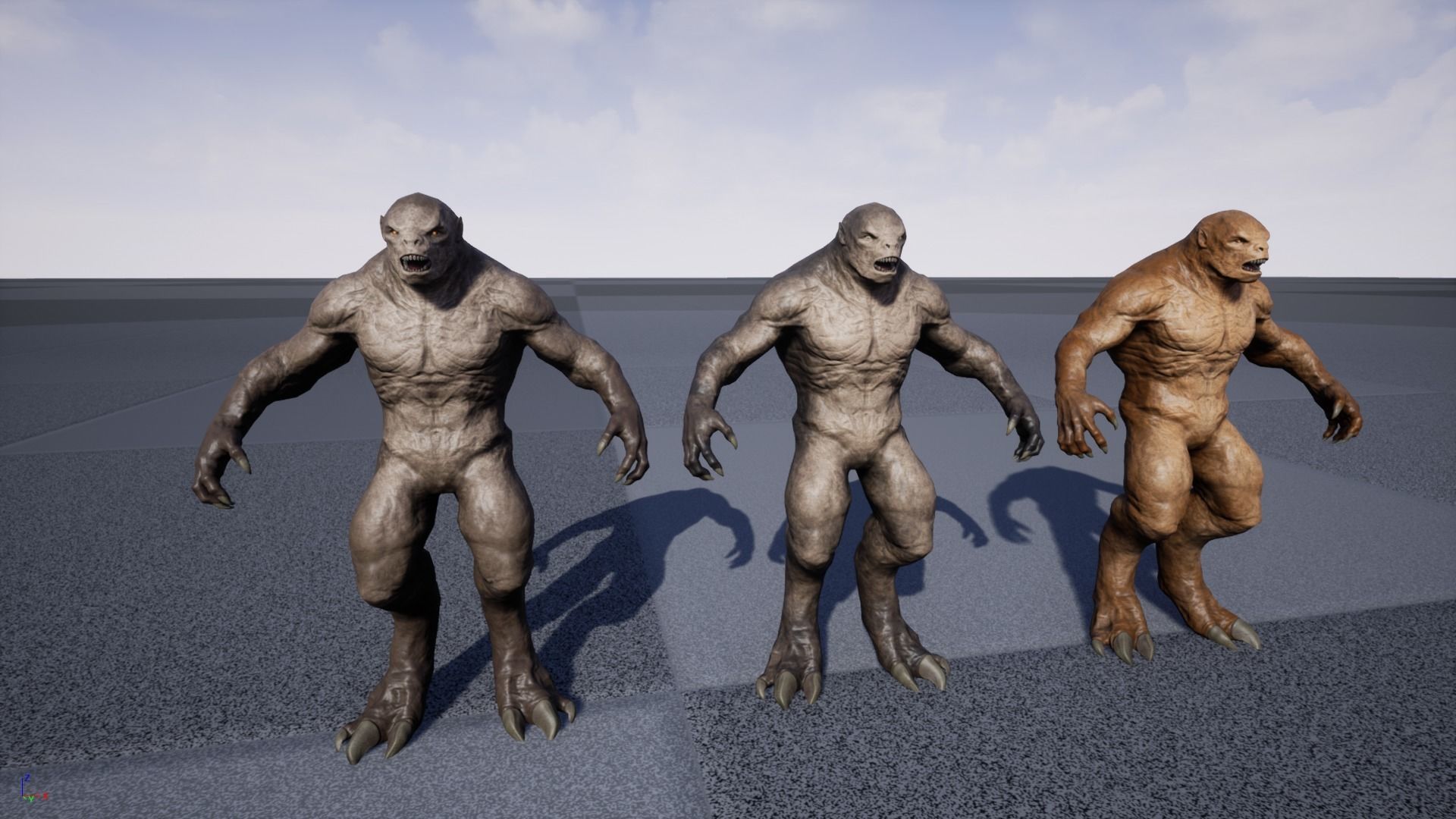 Monster predator 3 Low-poly 3D model_15