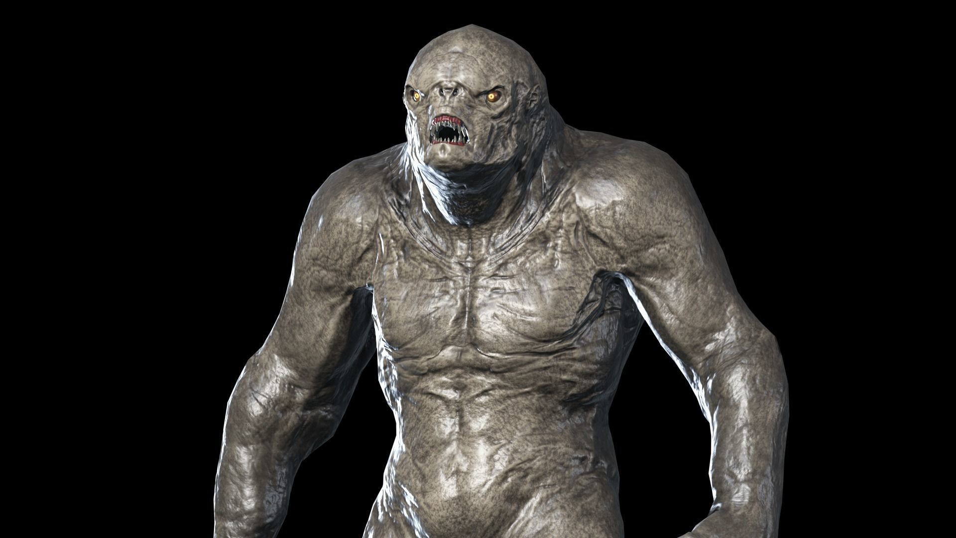 Mutant Monster 4 Low-poly 3D model_13