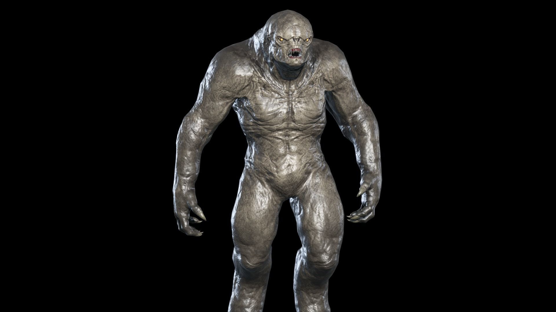 Mutant Monster 4 Low-poly 3D model_11