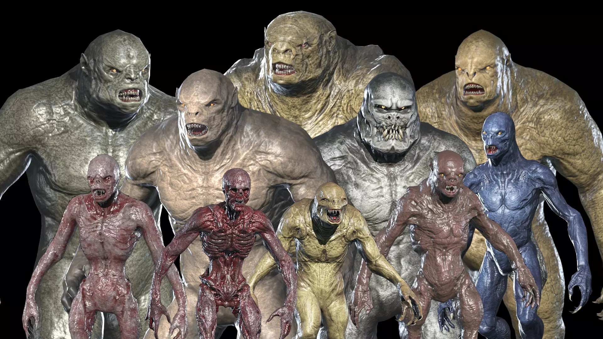 Monster Pack Vol2 3D Model Collection_0