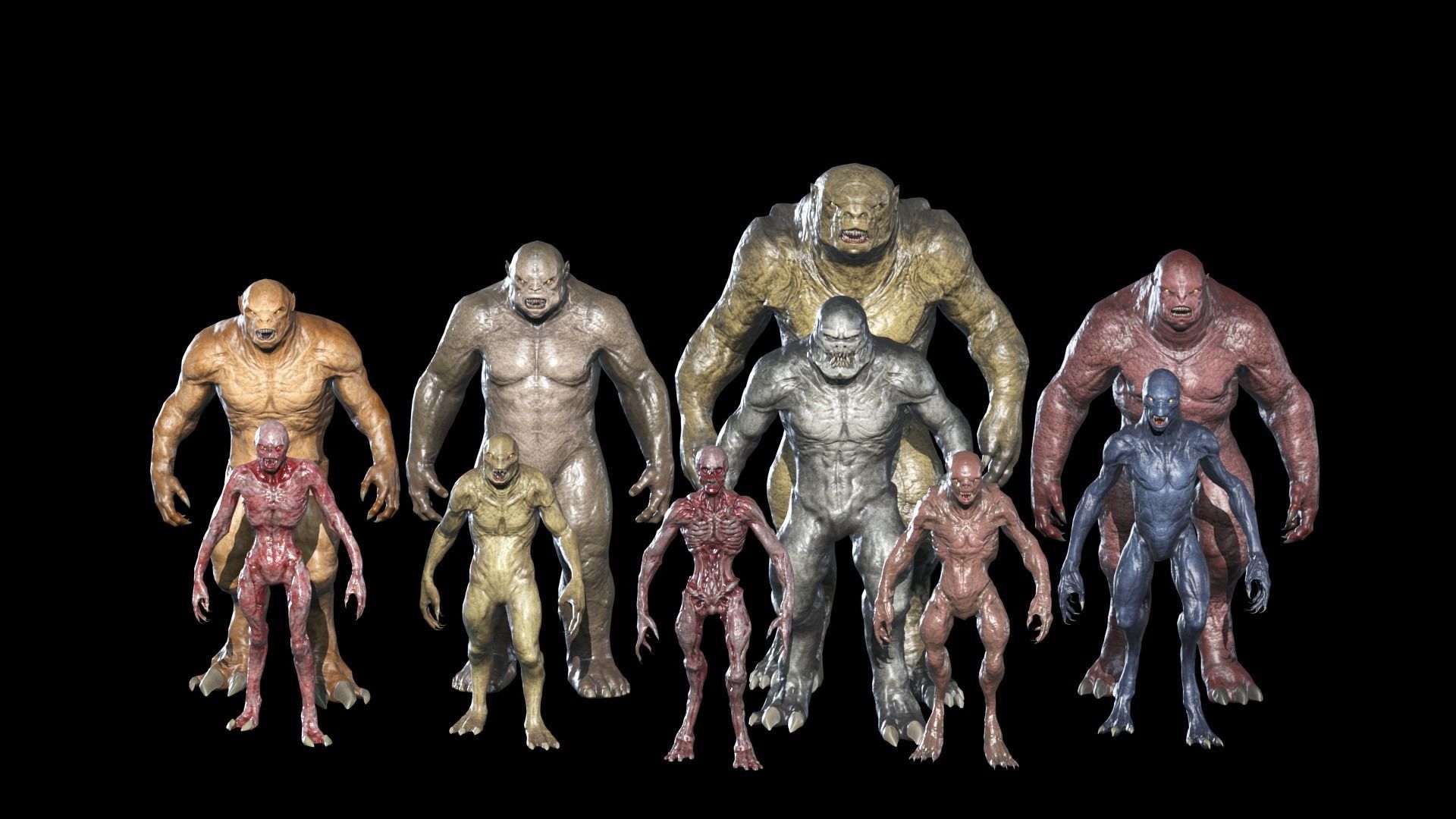 Monster Pack Vol2 3D Model Collection_11