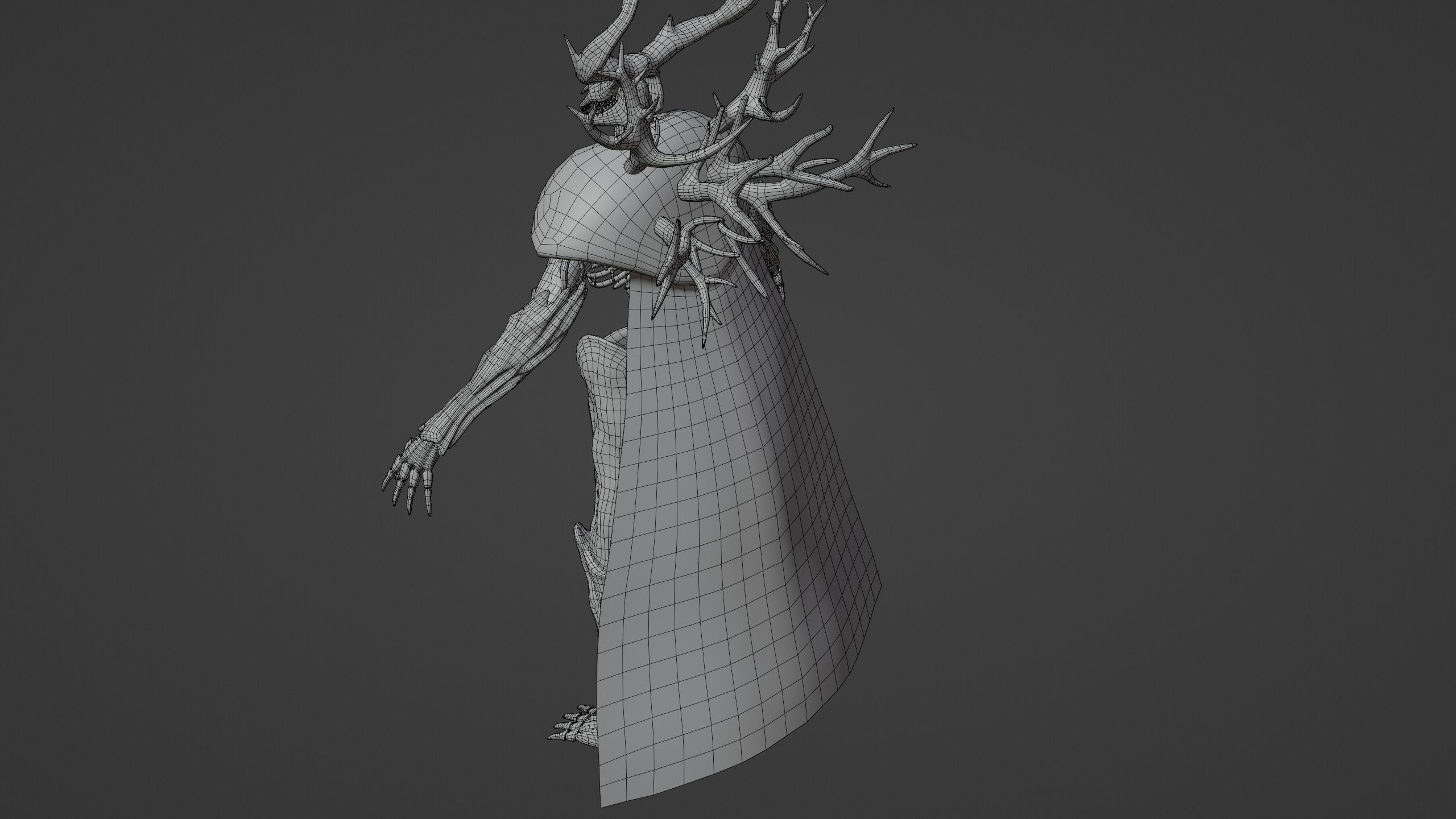 Forest monster PBR Low-poly 3D model_20