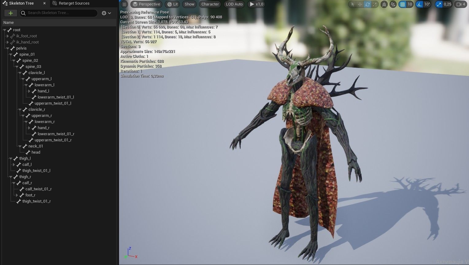 Forest monster PBR Low-poly 3D model_18