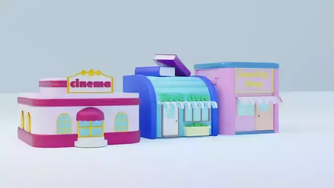 low poly 3d model gaming