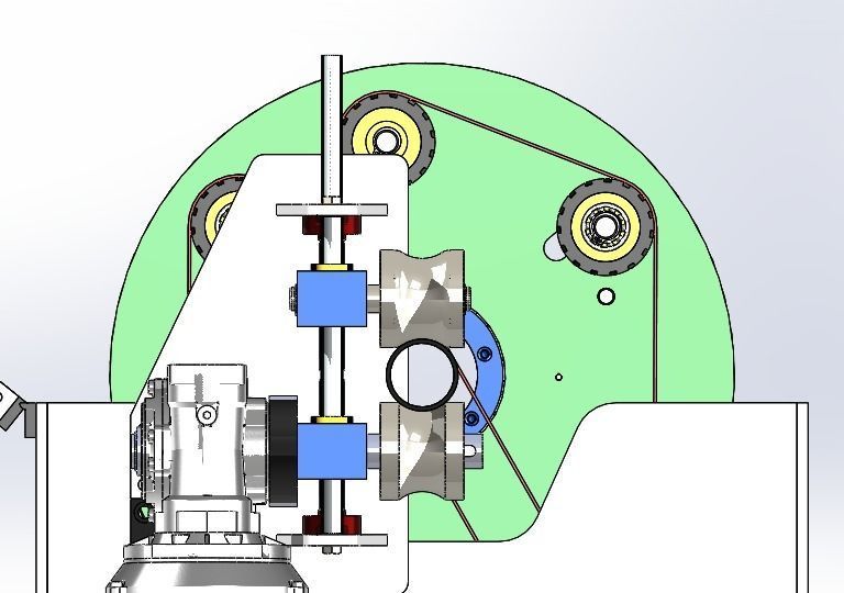 Tube Rotary Polishing Machine 3D model_1
