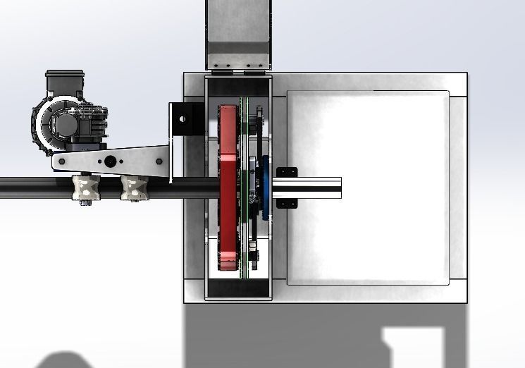 Tube Rotary Polishing Machine 3D model_3