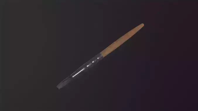 Painting Brush 3D Model