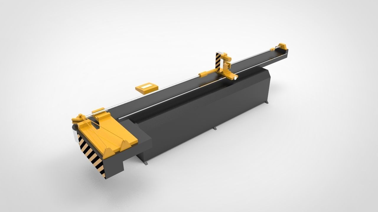 pipe bending machine 3D model_4