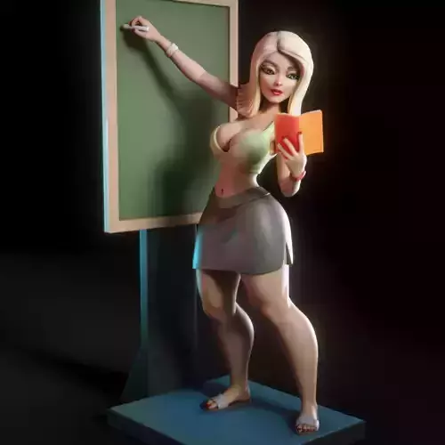 Mari the school teacher 3D print model