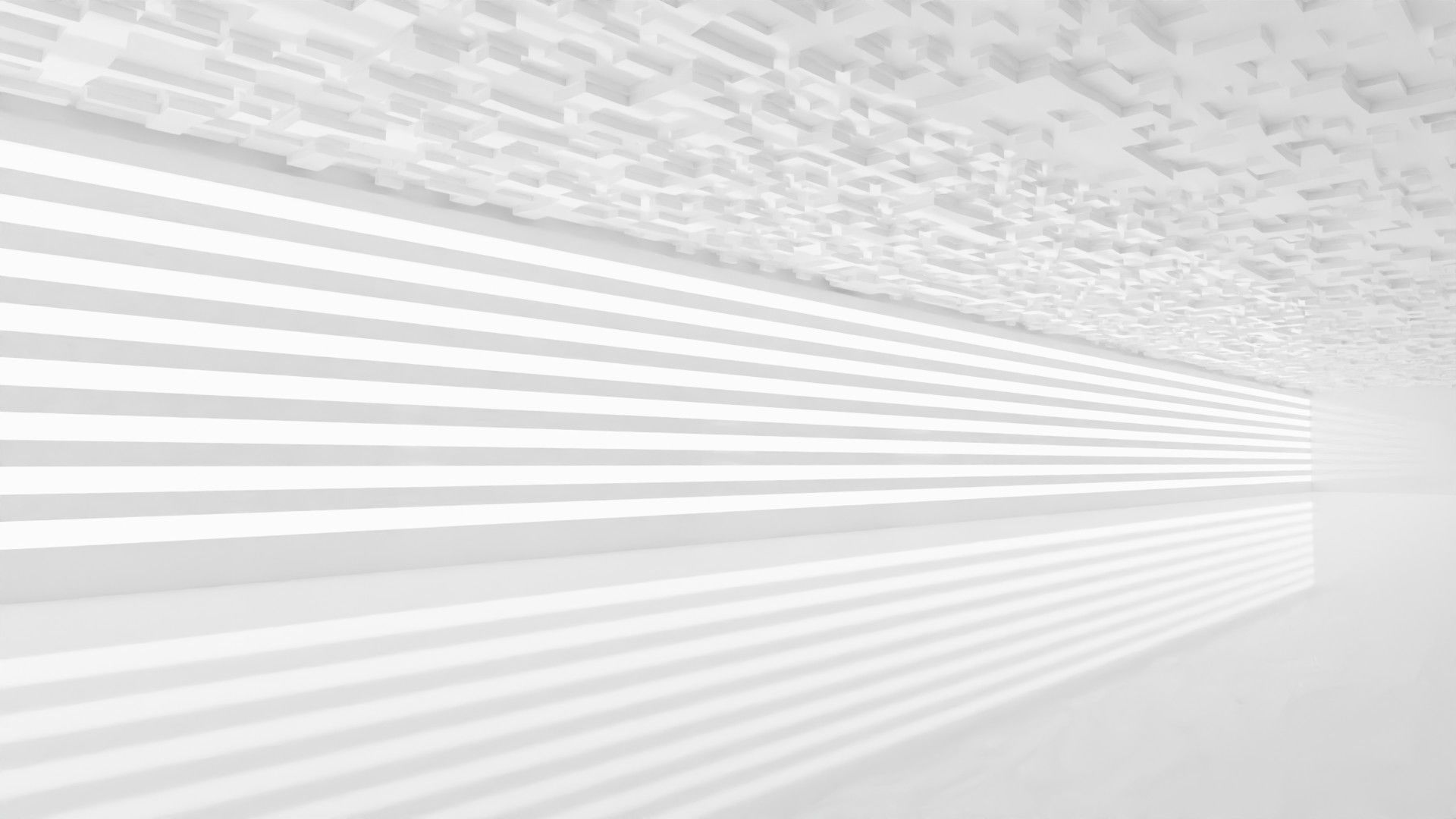 Concept space interior empty room 5 Low-poly 3D model_6