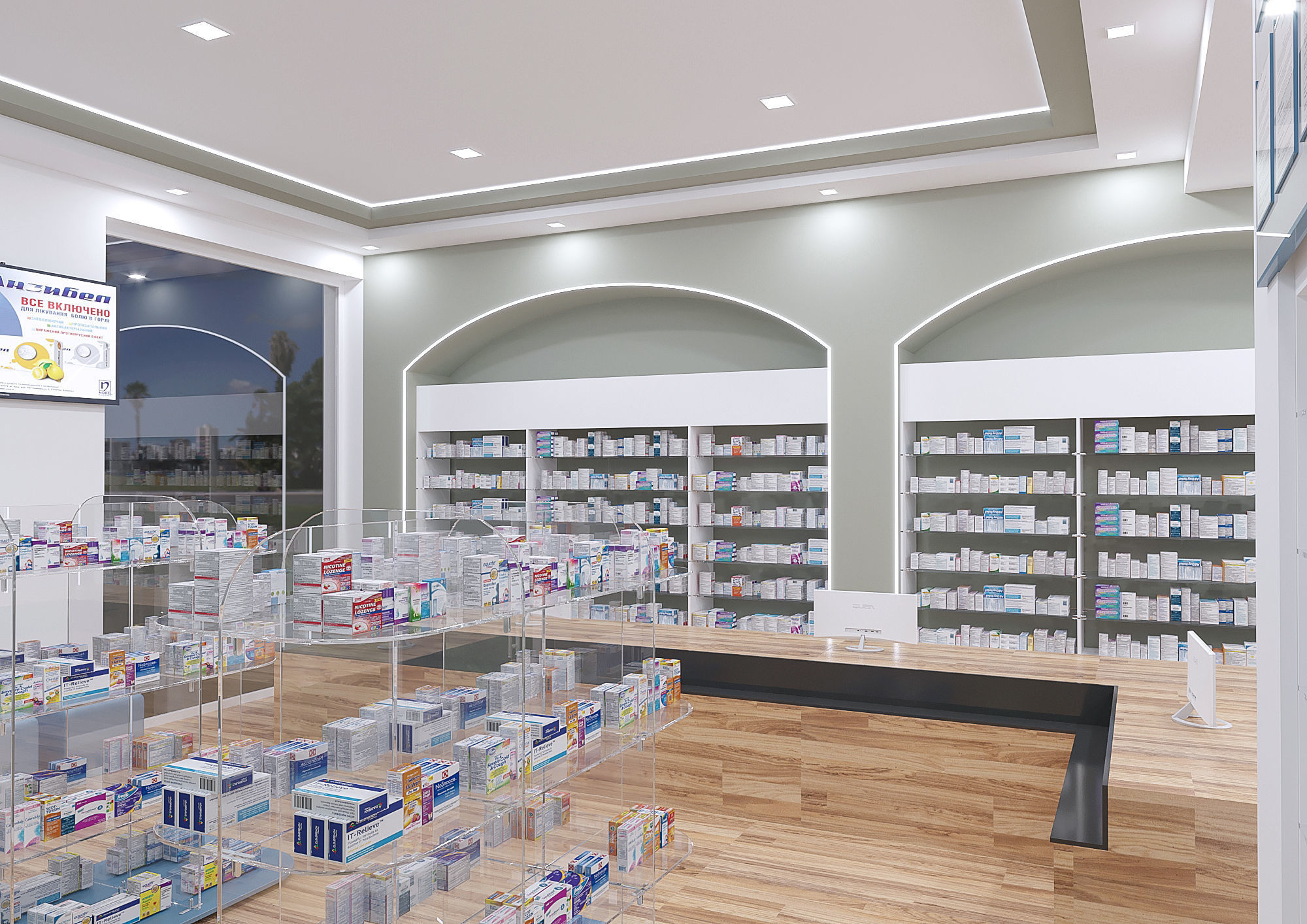 Pharmacy interior 2 3D model_5