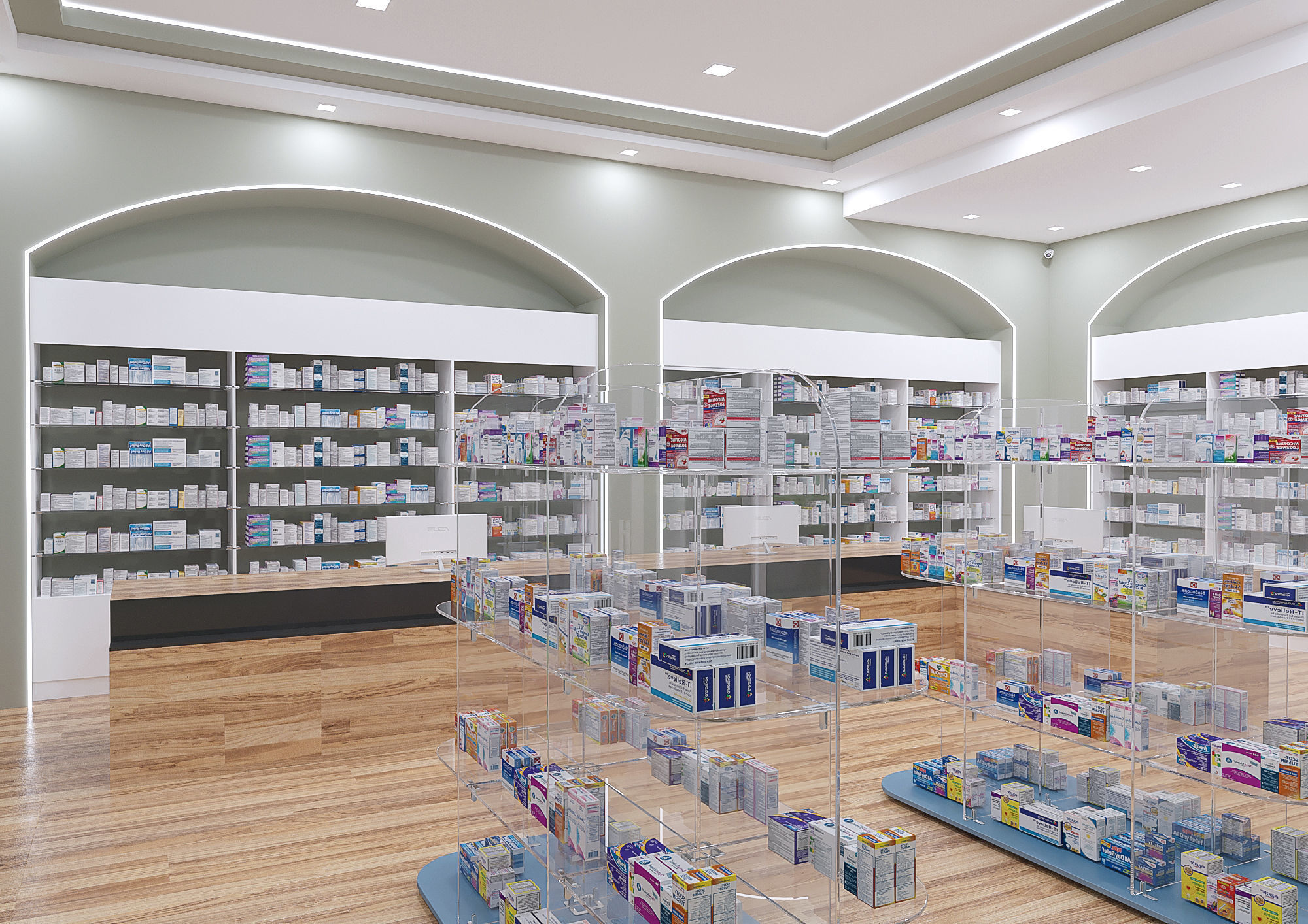 Pharmacy interior 2 3D model_3