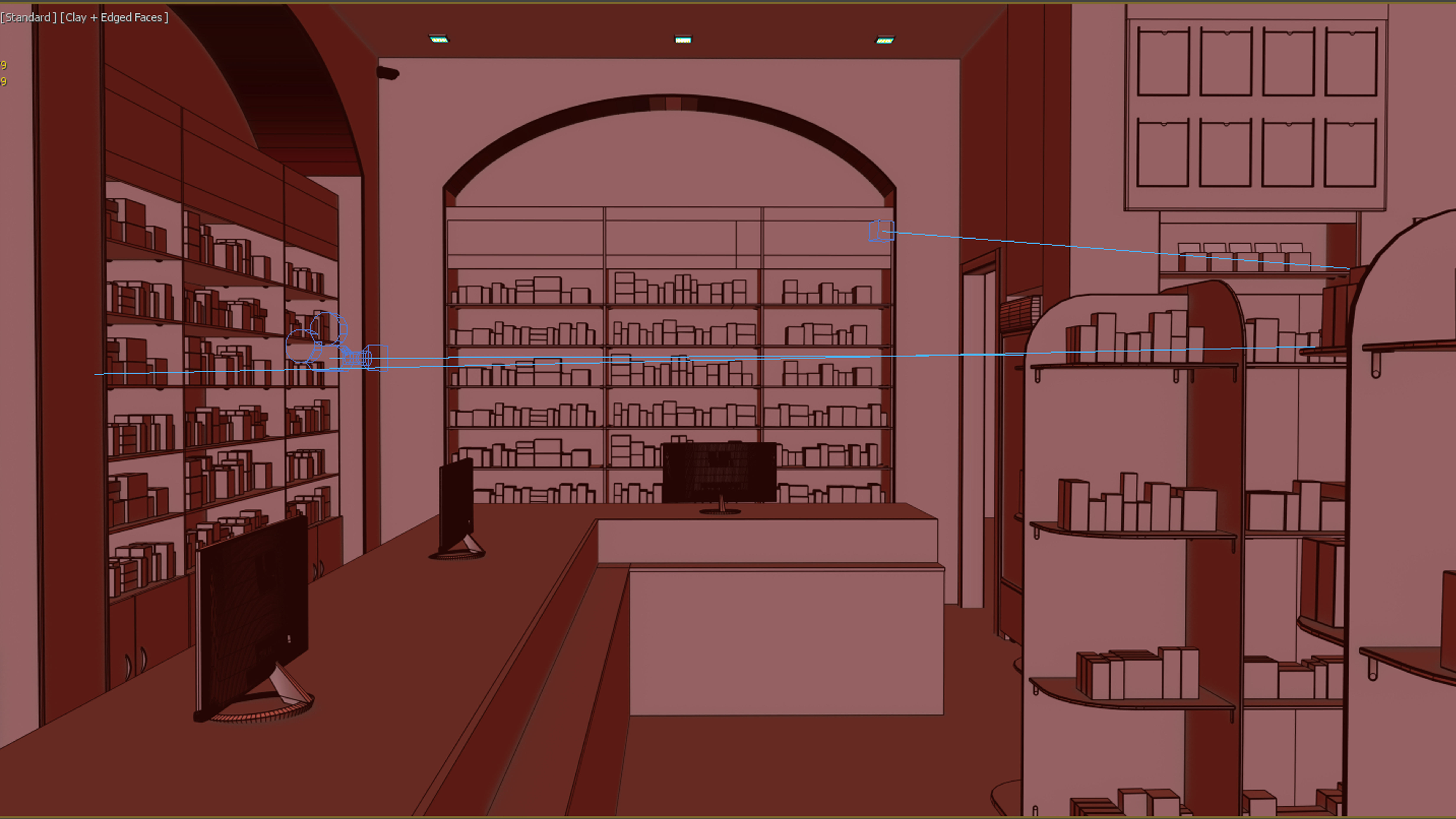 Pharmacy interior 2 3D model_10