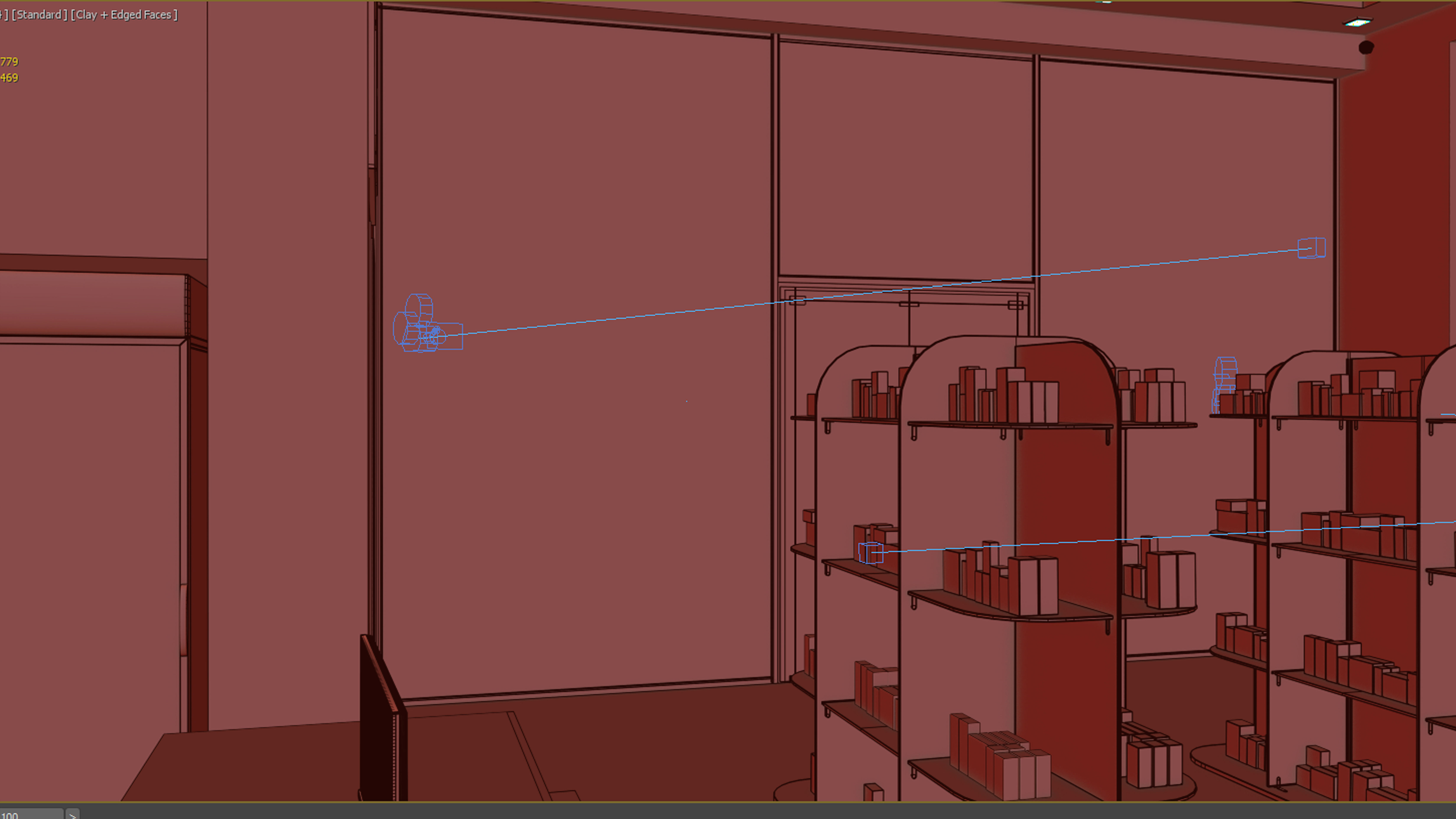 Pharmacy interior 2 3D model_8
