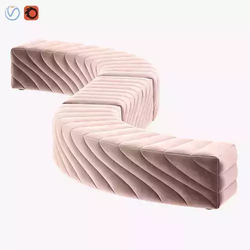 ADAGIO Bench - WITTMANN 3D model