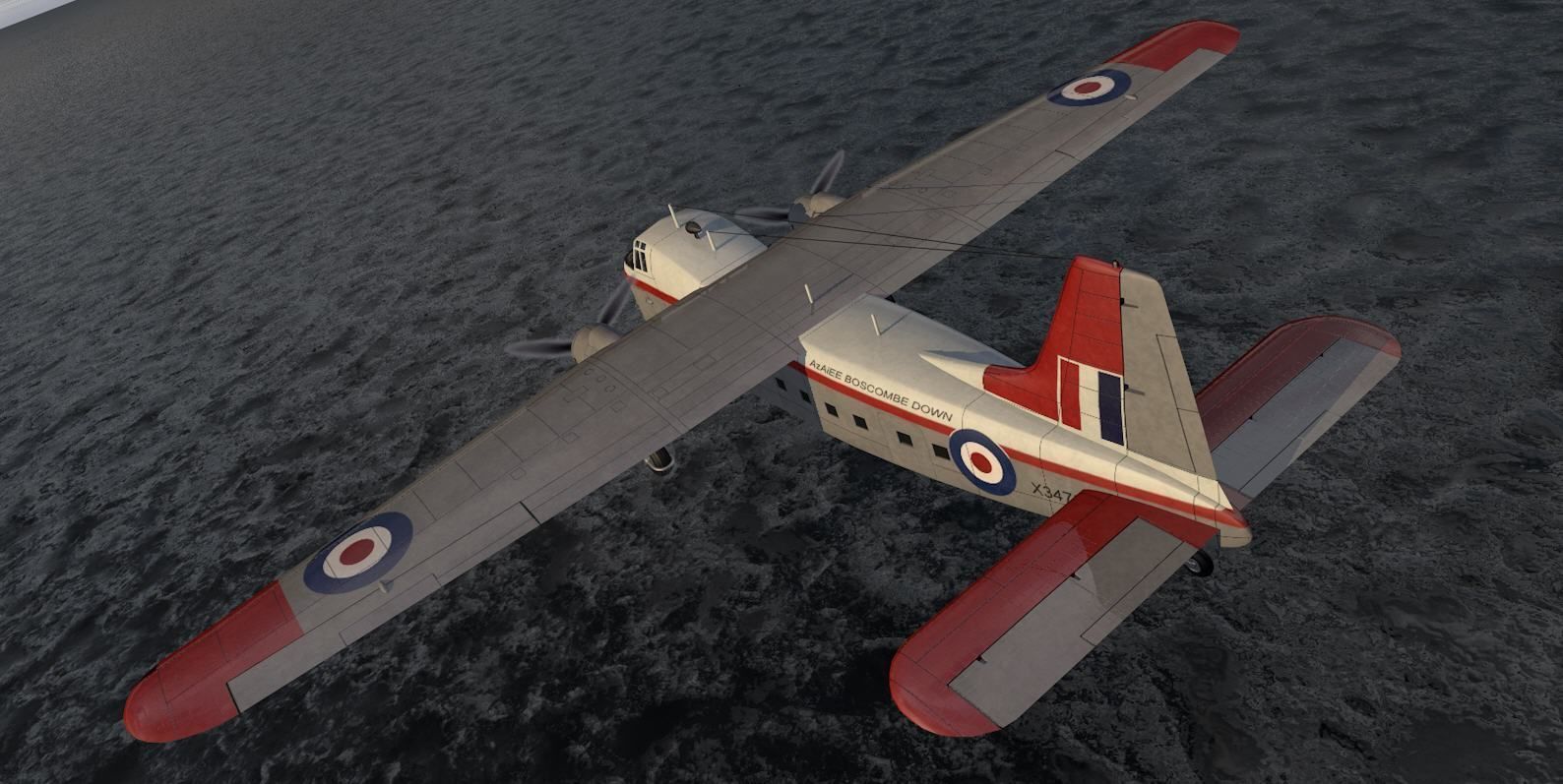 Bristol Type 170 Freighter Mk-31 3D model_9