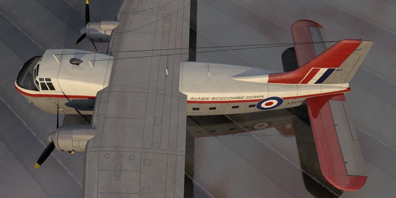 Bristol Type 170 Freighter Mk-31 3D model_3