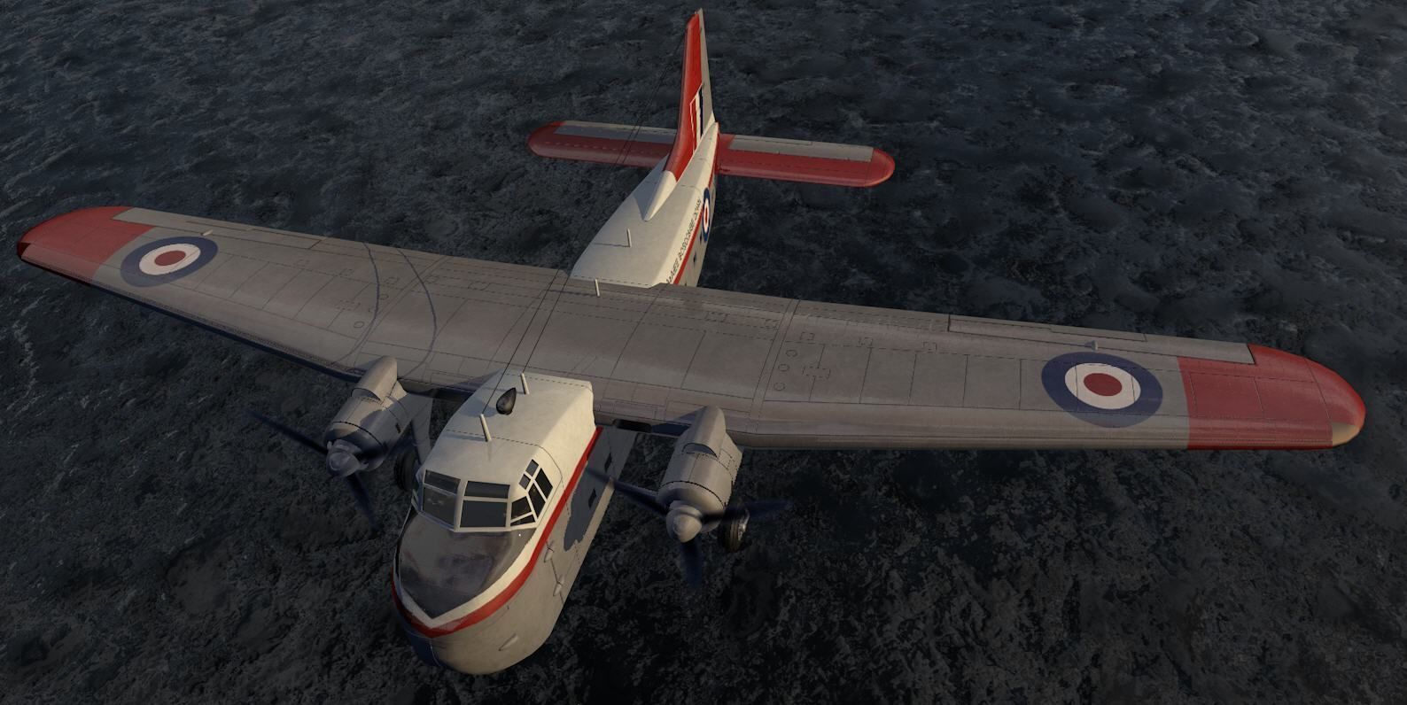 Bristol Type 170 Freighter Mk-31 3D model_10