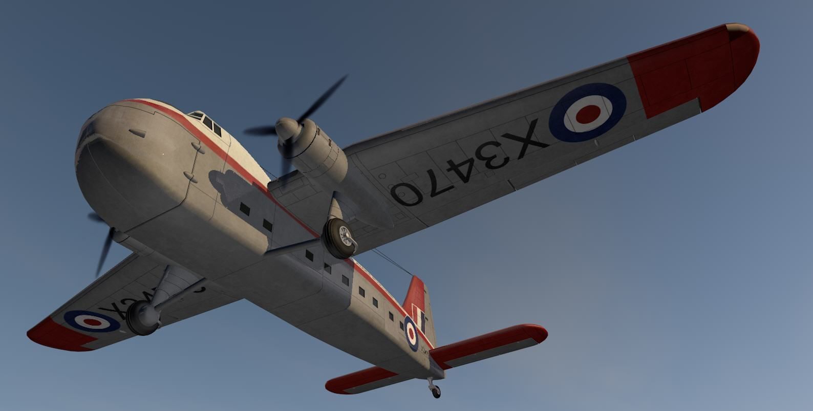 Bristol Type 170 Freighter Mk-31 3D model_11
