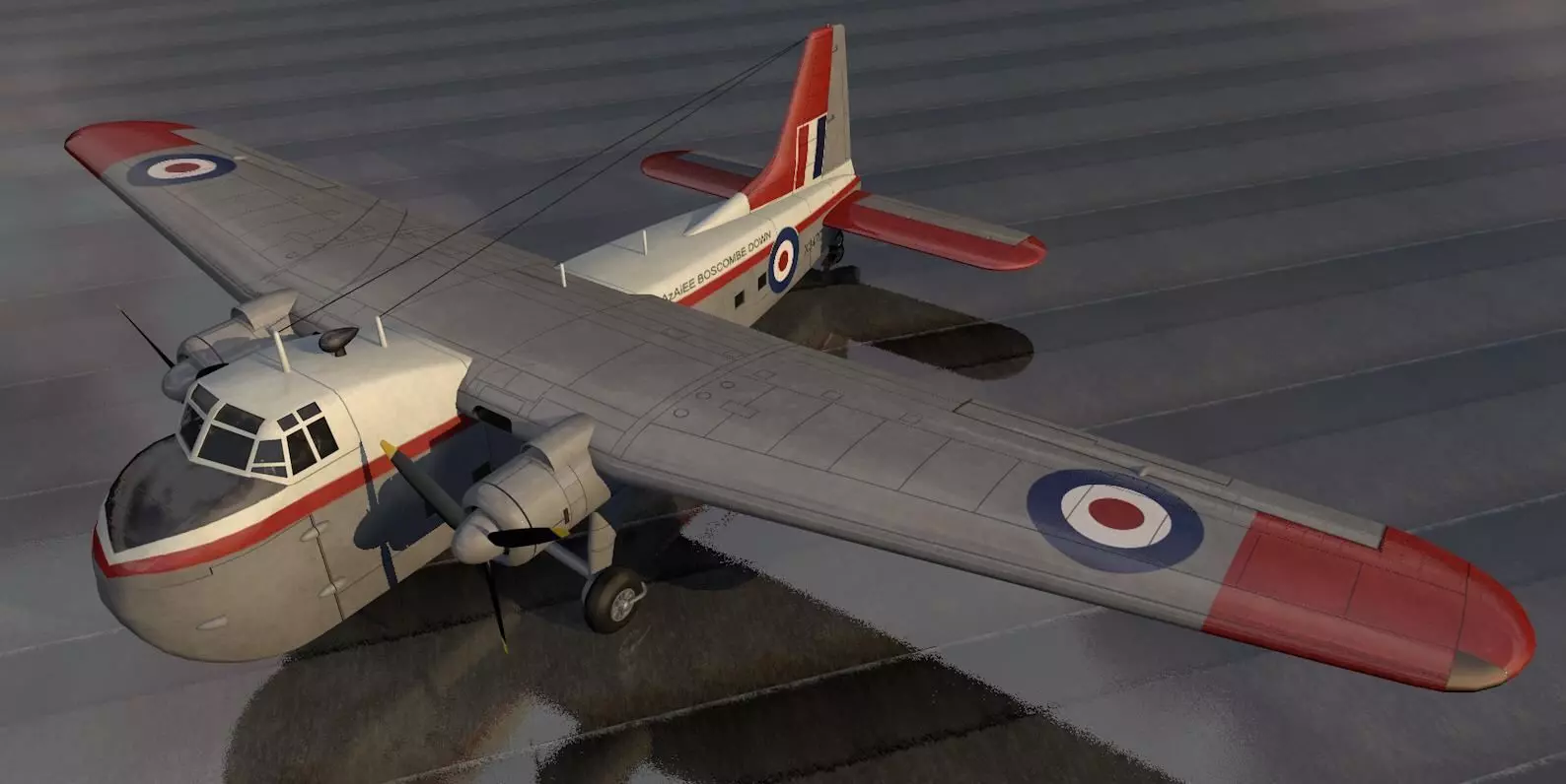 Bristol Type 170 Freighter Mk-31 3D model_0