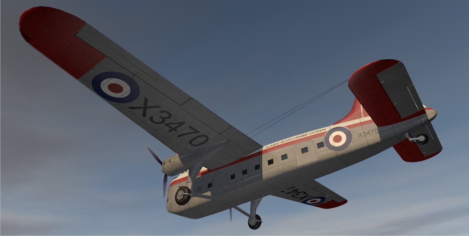 Bristol Type 170 Freighter Mk-31 3D model_12