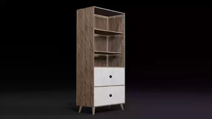 Modern Tall Drawer  Shelf