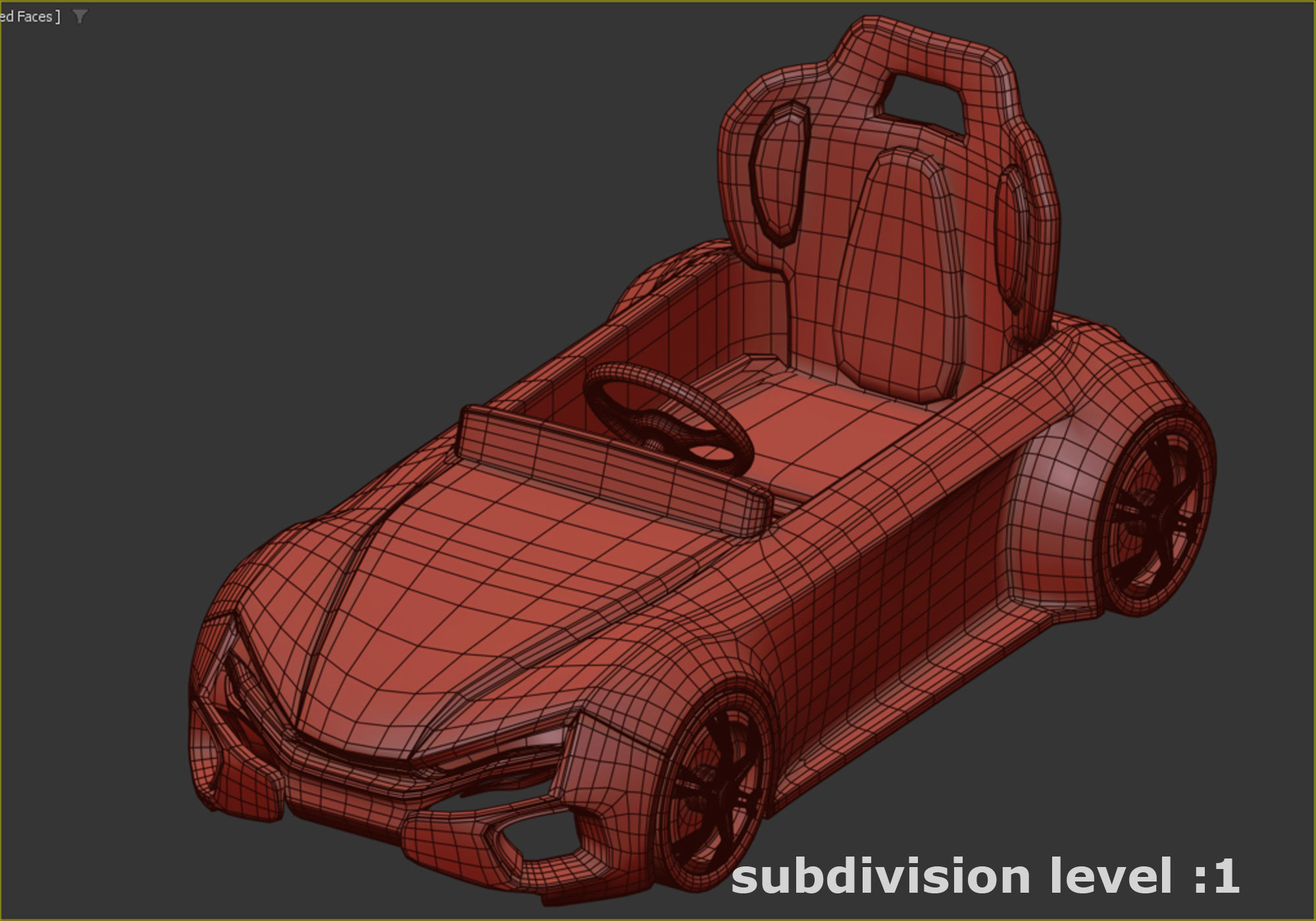 riding toy car 3D model_15