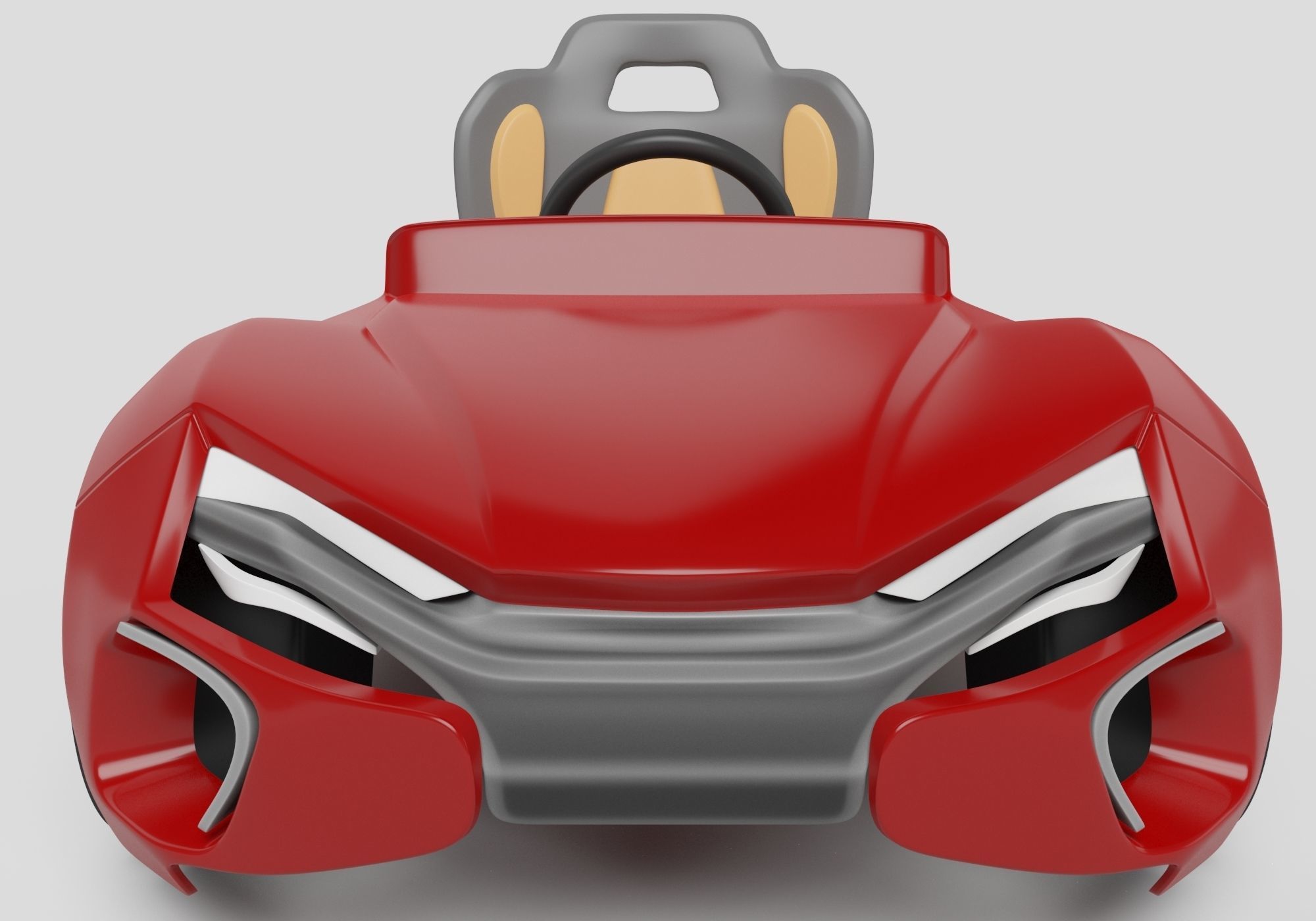 riding toy car 3D model_1