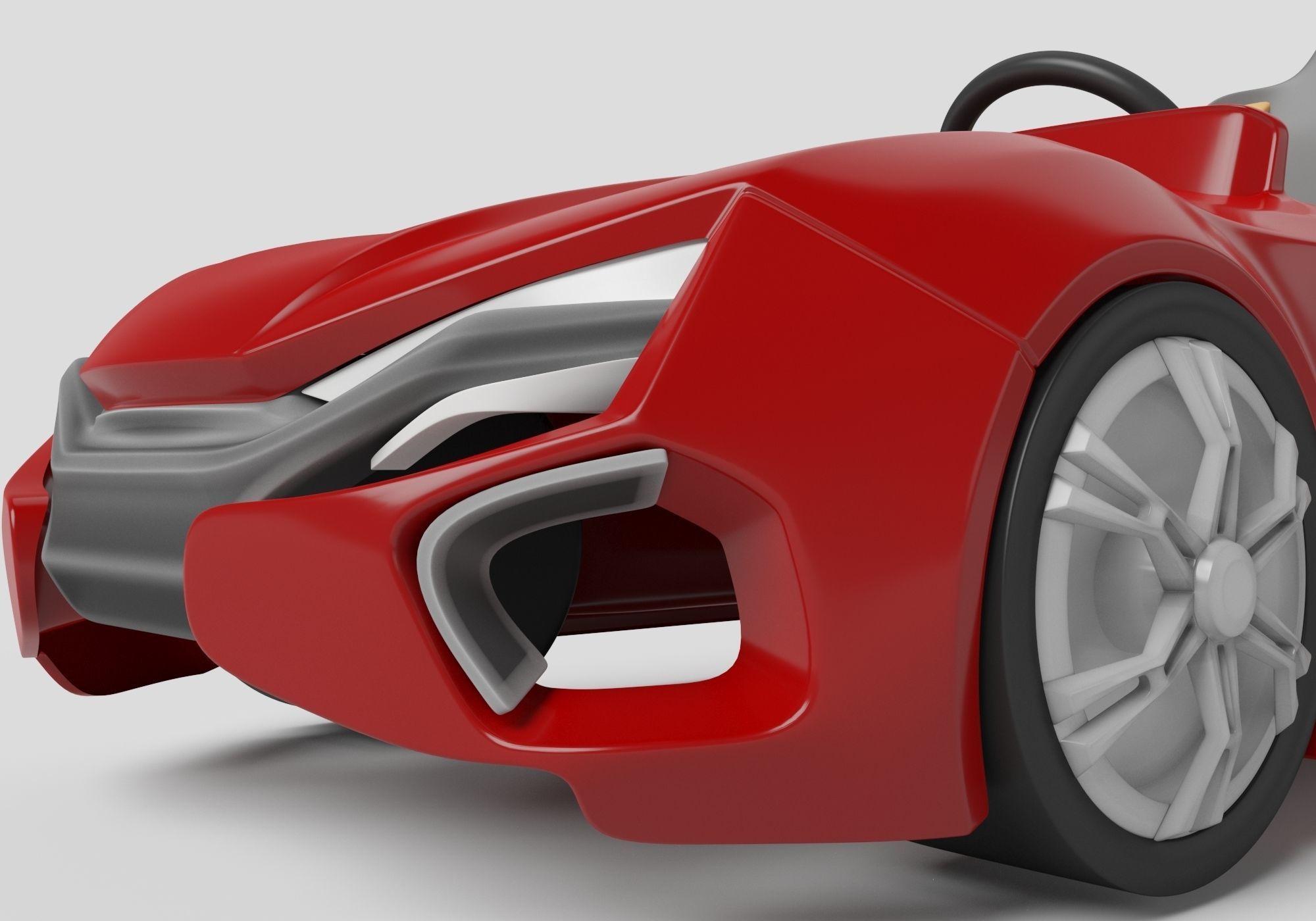riding toy car 3D model_2